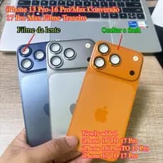 (Sem Flash) Substituição Instantânea Do Furo Filme Traseiro Completo 17 Pro Max Para PC IPhone 13 14 15 16 17 Mudança De