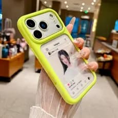 Capa De Telefone Acrílica Transparente Perfurada Fina Para IPhone 17 16 15 14 13 12 11 Pro Max Plus À Prova De Choque