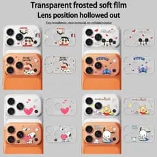 Película Protetora De Lente De Câmera Com Glitter De Desenho Animado , Adesivo Adequado Para IPhone 17Pro/17ProMax , Mac