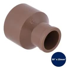 Bucha de Redução Longa PVC Marrom Soldável 50x25mm Tigre
