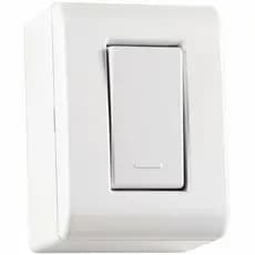 Caixa de Sobrepor com 1 Interruptor Simples 10 A 250 V - Tramontina LizFlex Branca