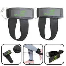 Crossover Tornozeleira Com Alça De Pé Kallango Para Exercícios Kit 2un
