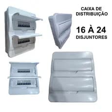Quadro de Distribuição para Embutir de 16 à 24 Disjuntores