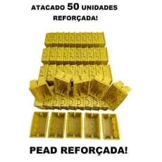50 Caixa de Luz 4x2 Reforçada P/ Tomada + Interruptor + Embutir