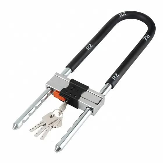 Cadeado Tranca Trava U Lock Reforçada Bicicleta Bike Moto GRANDE Preto