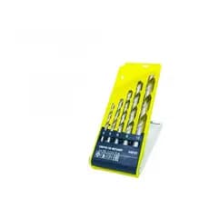 Kit Jogo 5 Broca Para Metal Em Aço Rapido 4 A 10 Mm