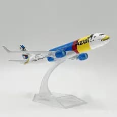 Modelo de Avião Miniatura Réplica Brinquedo de Metal Fundido A320 Azul Companhias Aéreas Brasileiras Miniatura KH7M