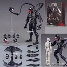 SHF Venom Marvel Movie Ver Change Face Film Articulado Bonecos Modelo De Ação