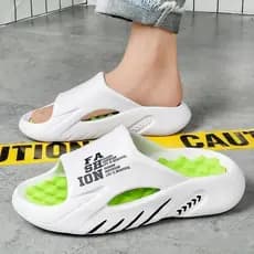 Chinelos masculinos 2023 novo estilo esportes ao ar livre verão antiderrapante desodorante Super macio vermelho G-sola J