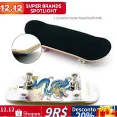 Skate de dedo profissional Mini skate Maple Rock duplo criativo dedo esportes rolamento profissional Fingerboard APDM *