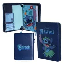 Caderno De Anotação Stitch Com Pasta Infantil