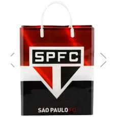 Sacola De Presentes Cores Time 33x9x27cm - SPFC