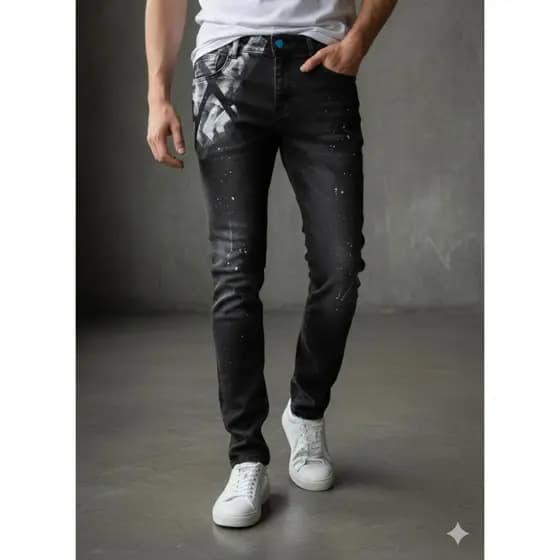 Calça Jeans Masculina Slim Fit com Elastano | Estilo Casual Urbano | Várias Cores | Envio Rápido