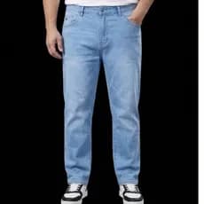 CHEN Calça Plus Size Masculina Jeans com Elastano Tradicional Barata Confortável Tamanho Grande