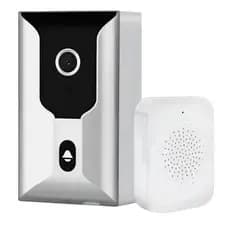 Campainha Inteligente Wi-Fi com Câmera HD – Vídeo Porteiro Sem Fio Recarregável