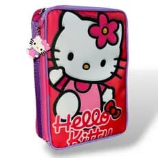 ESTOJO BOX 100 PENS HELLO KITTY ORGANIZADOR ESCOLAR MENINA HELLO KITTY