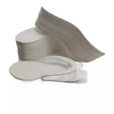 Kit 100 Unidades Chinelo  Descartavel P/ Pedicure 4mm Branco