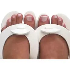 Kit 40 Unidades Chinelo  Descartavel P/ Pedicure 4mm Branco