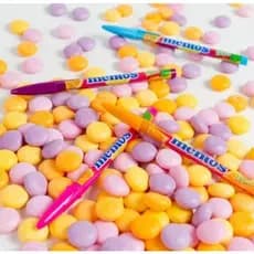 Caneta Esferográfica Jet Lux Mentos c/4 und - CANETAS FOFAS DA MENTOS