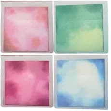 BLOCO ADESIVO TRANSPARENTE COM GLITTER - BLOCO ADESIVO FOFO STARBURST