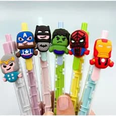 Caneta labririnto heróis Marvel - caneta fofa importada DC