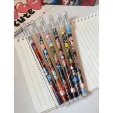 Caneta Gel Marvel Super-Heróis Ponta Fina Escrita Suave Tinta Azul - Colecionável (unidade)