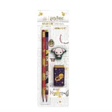 Kit Lápis PERSONAGENS - 2 Lápis HB/Apontador/Borracha (Harry Potter ou Hello Kitty)