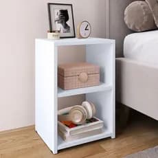 Mesa de Cabeceira com Prateleira Varias Cores - Compacta