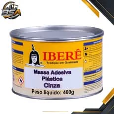 Massa Plastica Cinza Preto Branca Adesivo Plastico Carplast 400g.