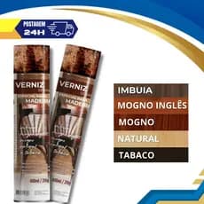 Tinta Verniz Spray Uso Geral 400ml Madeira Secagem Rápida Etaniz