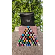 Kit Canetinhas Coloridas Duas Pontas para Pintar e Desenhar