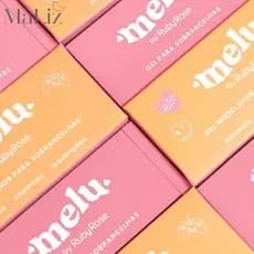 Gel para sobrancelha melu ruby rose – fixador natural- organiza e define- fácil de aplicar- natural
