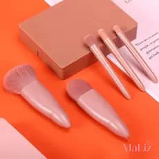 Kit 5 de Pincéis Para Maquiagem Com Espelho Super Sofisticado/Várias Cores Disponíveis/Promoção