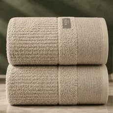 Kit 2 Toalhas de Banho Padrão Hotel 100% Algodão Premium 650g m² Grossa Macia Felpuda Luxo Rozac