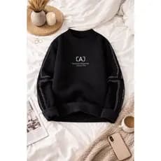 Moletom Feminino Sueter Forrado Lançamento Inverno Casual Fashion Com Punho