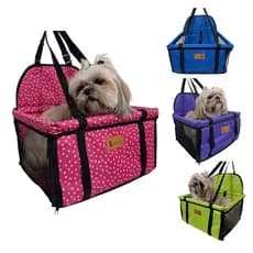 Cadeirinha Assento Cadeira Pet de Carro para Cães Cachorro Gatos ATÉ 10KG -Transporte Passeio Viagem