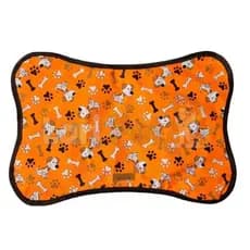 Tapete Osso Cachorro e Gato para tigela, Comedouro e Bebedouro 48x34 cm - Lari Pet