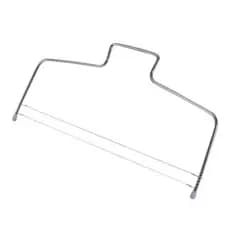 Cortador de Bolo Nivelador Fatiador De Bolos Com Fio Duplo Ajustável Em Inox 30cm