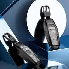 Novo estilo Audi Metal caso chave adequado para Q5L A5L A6L A7L Q8 atmosfera de negócios caso chave de liga com tudo inc