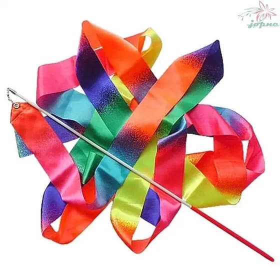 JOPNE Ballet Streamer , Fitas De Ginástica Em Cores Gradientes Rítmicas , Fita Colorida De Dança Profissional