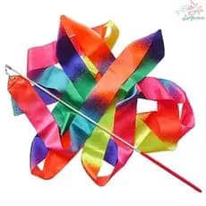 JOPNE Ballet Streamer , Fitas De Ginástica Em Cores Gradientes Rítmicas , Fita Colorida De Dança Profissional