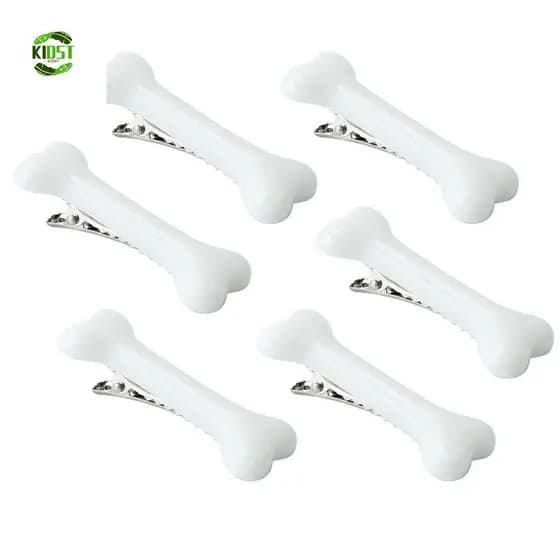 KIDST Hair Clipes Menina Bonita 2pcs/pack Acessórios De Cabelo Design De Osso De Cão Decoração Mulher Headwear