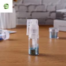 KIDST Spray Garrafa Colorida Recarregável Para Bricolagem Recipiente De Pó Seco Portátil