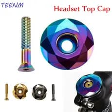 Fone De Ouvido De Bicicleta TEENM 1-1/8 " De Estrada MTB Alumínio De Liga Leve Tampa Da Haste