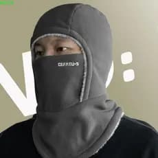 KBOX Capuz E Chapéu Quente , Boné De Ciclismo Balaclava Térmico À Prova De Frio Grosso De Lã Vento Para Esqui