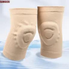 SAMDERI 1 Par De Joelheiras De Silicone , Ultrafinas De Compressão Esportivas Respiráveis