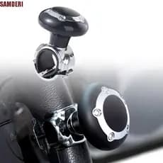 Alça Esférica Do Volante SAMDERI , Botão Giratório Adaptador ABS , Acessórios Giratórios Pretos Para Carro