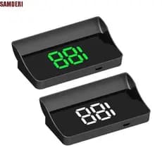 Velocímetro Digital SAMDERI , Display De Cabeça Para Carro HUD De Plástico , GPS Detector KMH/MPH
