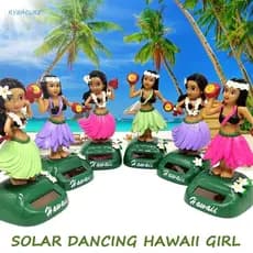Raybre Boneca De Balanço Solar Havaiana Hula Menina Dança Figura Brinquedo Carro Ornamento Desktop Balançando Cabeça