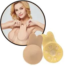 Kit pares Sutiã Adesivo Silicone Up Haiz Levanta Seio Transparente Coelho tapa seio